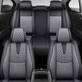 thumbnail image 1 of Car Seat Cover for FORD BRONCO SPORT 2025, Black and Gray Car Seat Covers, Leather 5 Piece Full Set Anti-Slip Protect and Upgrade Seats, Pet Car Seat Covers, 1 of 9