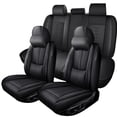thumbnail image 1 of Car Seat Cover for FORD ESCAPE 2005, Black Car Seat Covers, Leather 5 Piece Full Set With a Headrest and Lumbar Support Beautify Interior, Beautify the Interior of Old Cars, 1 of 8
