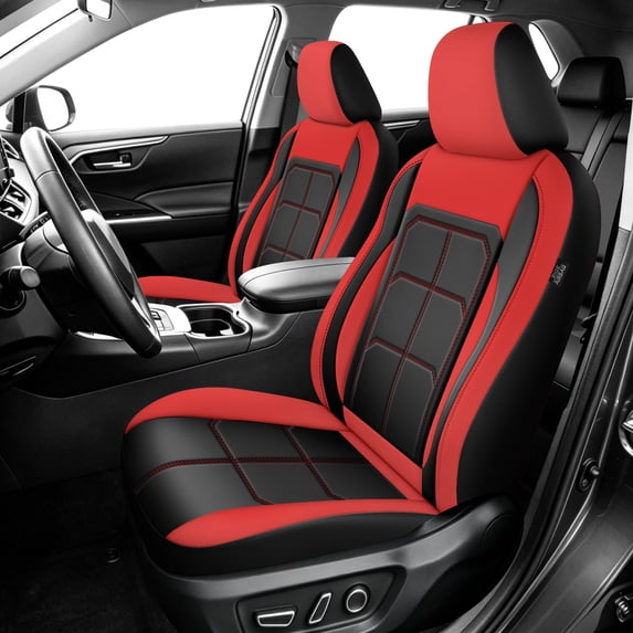 Car Seat Cover Fit for Acura MDX 2004-2025,Breathable Seat Protector,Scratch Resistant Anti-Slip Protection Fast Install Easy Clean Red,Full Set(2 Row 5 Seats)