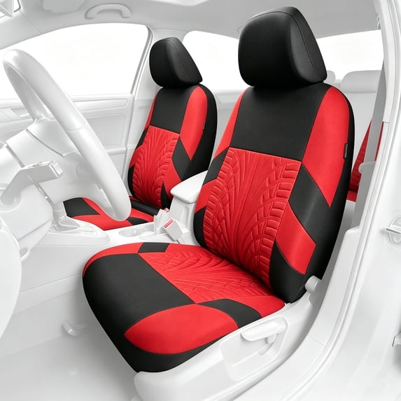 Car Seat Cover Fit for Acura TL 2004-2014,Breathable Seat Protector,Scratch Resistant Anti-Slip Protection Fast Install Easy Clean Red,Full Set(2 Row 5 Seats)