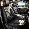 thumbnail image 1 of Car Seat Cover Fit for Ford Ranger 2018-2025 2026,Waterproof Stain-resistant Leather Heavy-Duty Car Seat Covers Protector Black,Full Set(2 Row 5 Seats), 1 of 12