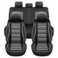 thumbnail image 1 of Car Seat Cover Fit for Jeep Patriot 2007-2017 Waterproof Leather Seat Covers Cushion Comfort Car Seat Protector Compatible Airbag Gray,Full Set(2 Row 5 Seats), 1 of 9