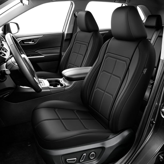 Car Seat Cover Fit for Toyota Sienna 1998-2026,Breathable Seat Protector Cushion,Non-Slip Protection Easy Installation Scratch Resistant Black,Full Set(2 Row 5 Seats)