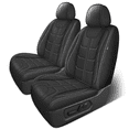 thumbnail image 1 of Car Seat Cover Fit for Buick Enclave 2017-2025 Waterproof Leather Seat Covers Car Seat Protector Compatible Airbag Black,Front Set( 2 Seats), 1 of 8