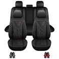 thumbnail image 2 of Pieliz Black PU Leather E-Brake Boot Cover For Subaru Forester 2009-2013 2 of 3