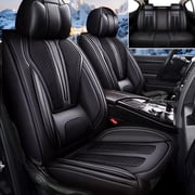 For Nissan Altima 2009-2024 Car PU Leather 5 Seat Covers Cushion Full Set