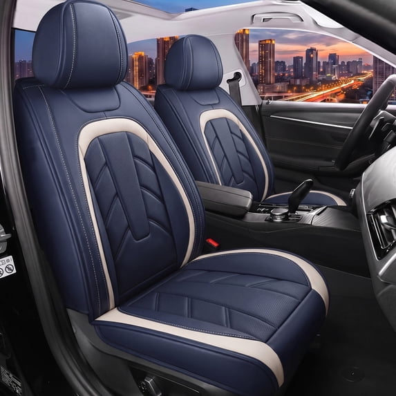 Car Seat Cover Full Set for Toyota Corolla 1994-2019,Seat Covers for Cars,Automotive Seat Covers for SUV(Black&Blue)