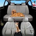 thumbnail image 1 of Car Seat Cover for Honda Ridgeline 2006-2025, Middle Gray Car Seat Covers, Leather, 5 Piece Full Set, Anti-Slip, With Lumbar Support, Suitable for All Seasons, Beautify the Interior of Old Cars, 1 of 10