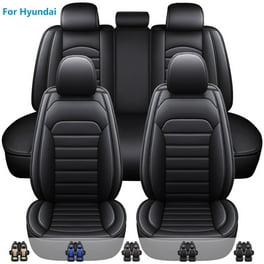 Hyundai 5 Seat Car Seat Cover Premium PU Leather Compatible with Accent Sonata Tucson Veracruz XG350 Walmart