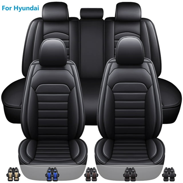 Hyundai 5-Seat Car Cover, Waterproof Leather, Compatible with Accent ...