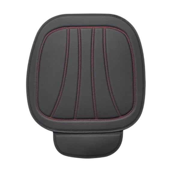 Car Seat Cover, Leather Anti Slip Waterproof Vehicle Front Bottom Cushion,Automotive Protection Pad Accessories, Universal for SUV, Sedan (Red)