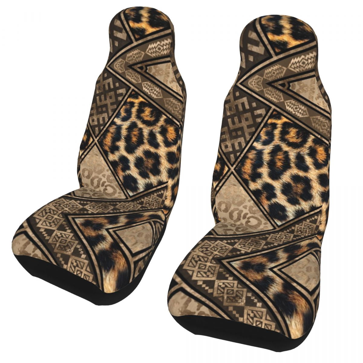 Colorful Leopard Pet Car Seat Cover