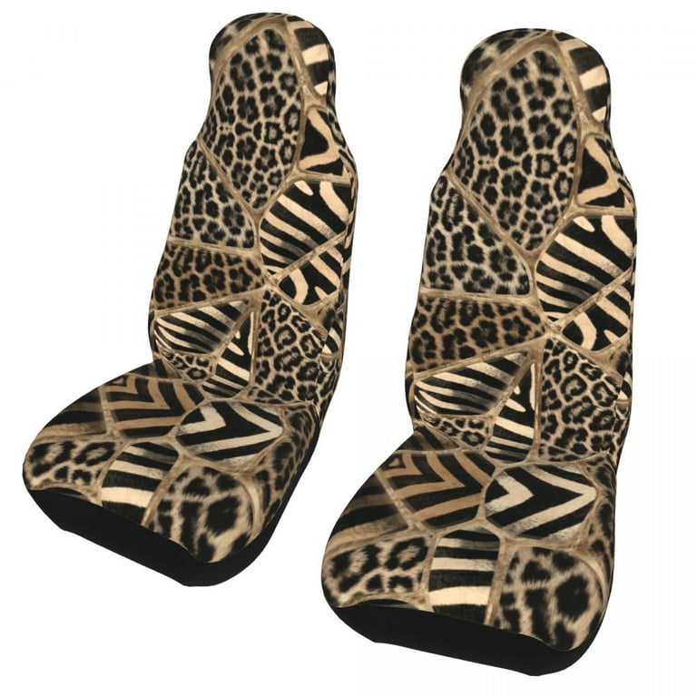 Car Seat Cover Leopard Print 3D Print Animal Art Automobiles Seat Covers for Cars Trucks SUV Auto P Walmart