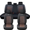 thumbnail image 1 of Car Seat Cover for Subaru Legacy 2018, Car Seat Covers, Waterproof Leather 5 Piece Full Set Easy to Clean and Install Beautify Interior, Airbag-Compatible, 1 of 9