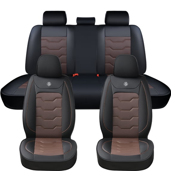 Car Seat Cover for Subaru Legacy 2018, Car Seat Covers, Waterproof Leather 5 Piece Full Set Easy to Clean and Install Beautify Interior, Airbag-Compatible