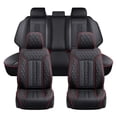 thumbnail image 1 of Car Seat Cover for Subaru Outback 2023, PU Leather Full Set of 5 Seats Retain Seatbelt Port Waterproof, Black and Red Line Car Seat Covers, Protect Car Seats, 1 of 6