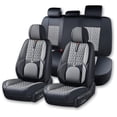 thumbnail image 1 of Car Seat Cover for Suzuki Reno 2007-2008, Leather Full Set of 5 Seats With Lumbar Support Beautify Interior, Gray and Black Car Seat Covers, Give Your Interior a New Look, 1 of 9