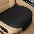 thumbnail image 1 of Car Seat Cover, Universal Cool Auto Front Seat Cushion Protector with Storage Pocket & Non Slip Bottom, Comfortable Breathable Vehicle Driver Seats Pad for SUVs, Trucks, Sedans(Black), 1 of 6