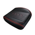 thumbnail image 1 of Car Seat Cover, Universal Leather Front Seat Covers Bottom Protector, Anti-Slip and Full Wrapping Edge Compatible with Most of Vehicles - SUVs/Sedans/Pickup Trucks (Red), 1 of 6
