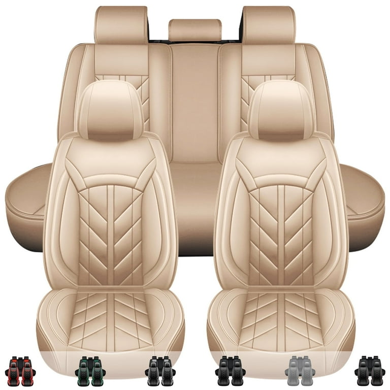 Innova 45cm PU Leather Beige Car Seat Cover At Rs 4200/set In Pune | ID - Foto 7