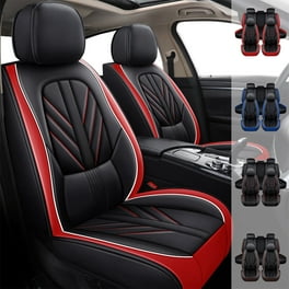 Red and black seat covers walmart 2025