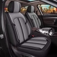 thumbnail image 1 of Car Seat Covers 2 Front Set Fit for Chevy/Chevrolet Equinox 2007-2025: Faux Leather Seat Covers Waterproof Airbag Compatible Waterproof Seat Cushion Automotive Seat Protector(2 Seats,Black&Gray), 1 of 7