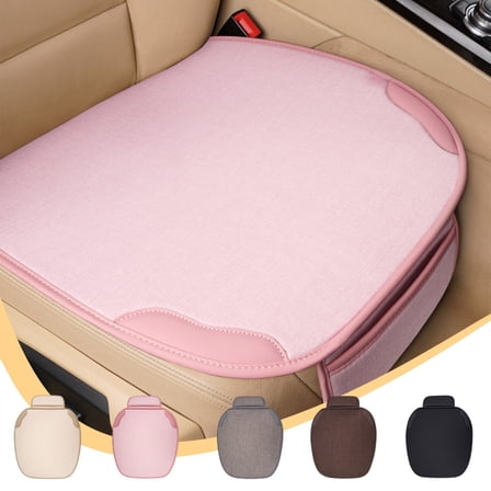 Car Seat Covers under $5! kkbbma Car Seat Cover, Anti-Slip Breathable Linen Bottom Seat Protector Covers, Universal Front Driver Seat Pad Mat for Cars SUVs Truck Van