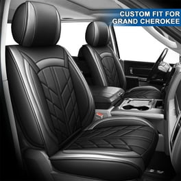For 2015 2022 Ford F150 Truck Car Seat Covers Full Set Front Rear Pu Leather Seat Cushion Black Gray
