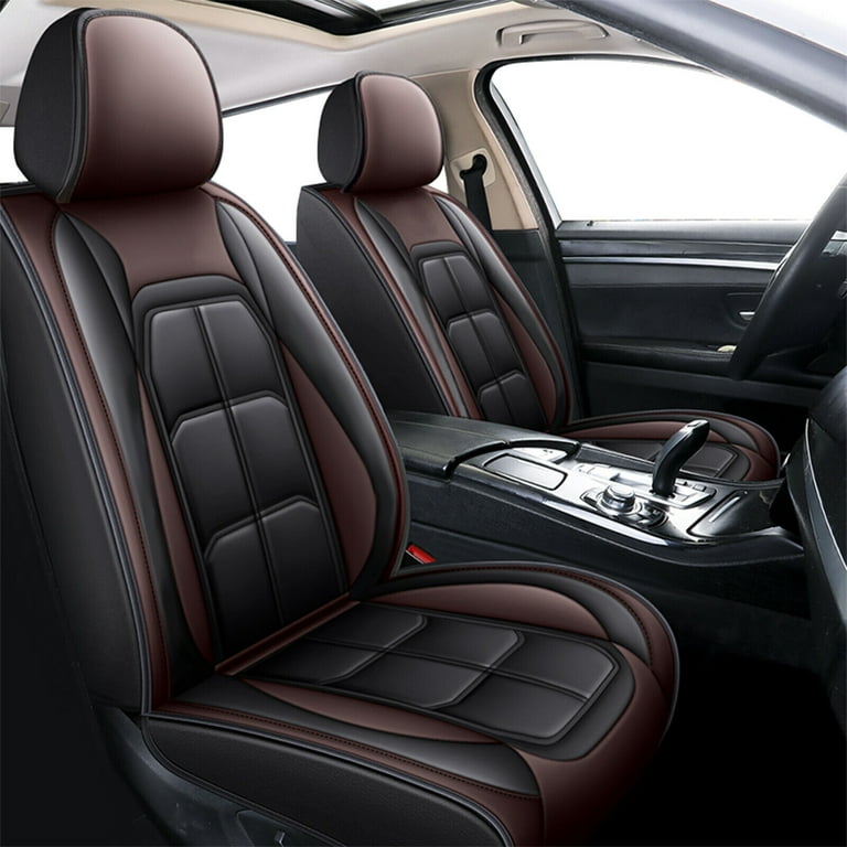 Car Seat Covers Fit for 2000-2024 Hyundai Tucson Sonata, 5-Seat PU