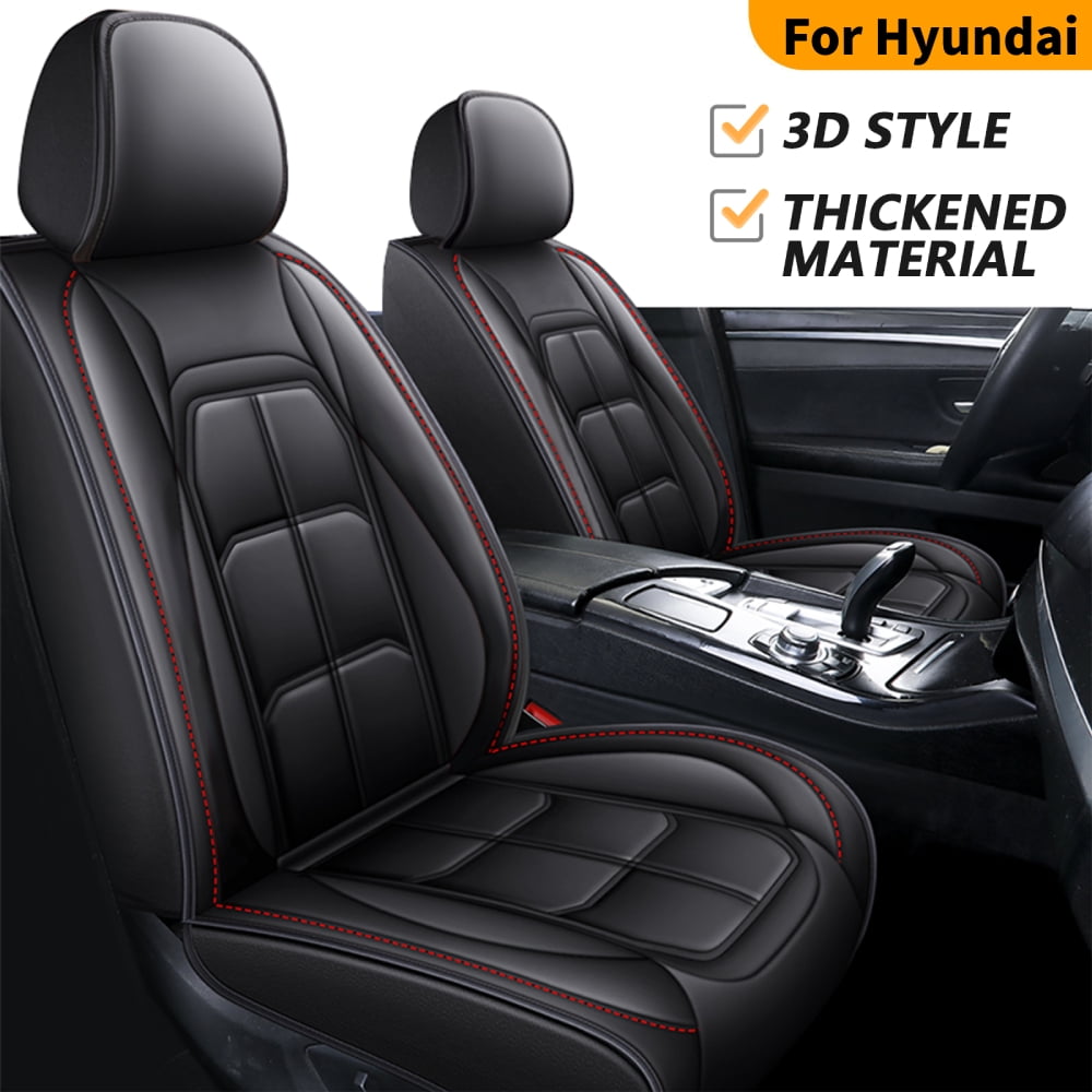 Car Seat Covers Fit for For Hyundai Sonata loniq,5-Seat PU Leather ...