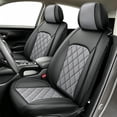 thumbnail image 1 of Car Seat Covers Fit for Lexus UX 200/250h/300h 2019-2025 Comfort Leather Seat Cushion Airbag Compatible Automative Seat Cover Protector Gray,Full Set(2 Row 5 Seats), 1 of 8