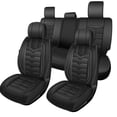 thumbnail image 1 of Car Seat Covers Fit for Mazda CX5/CX-5 2013-2025 2026 :Premium Waterproof leather Car Seat Covers Automotive Seat Protector Compatible Airbag(Black,Full Set(2 Row 5 Seats)), 1 of 8