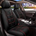 thumbnail image 1 of Car Seat Covers Fit for BMW X1 2013-2020 Premium Leather Seat Cover Car Seat Protector Compatible with Airbag Red,Front Set(2 Seats), 1 of 7