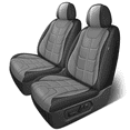 thumbnail image 1 of Car Seat Covers Fit for Nissan Versa 2009-2026 Non-Slip Leather Car Seat Protector Compatible Airbag Gray,Front Set(2 Seats), 1 of 7