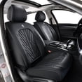 thumbnail image 1 of Car Seat Covers，Front and Rear, Fits Lincoln Mks 2012, Black 5 Pieces, 1 of 10
