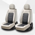 thumbnail image 1 of Car Seat Covers，Front and Rear, Fits MAZDA CX-3 2016-2021, Gray & Black 2 Pieces, 1 of 8