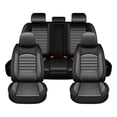 thumbnail image 1 of Car Seat Covers Full Set for Chevrolet/Chevy Impala 2009-2020 Waterproof Leather Seat Covers Cushion Lumbar Support Comfort Automotive Interior Grey,Full Set(2 Row 5 Seats), 1 of 11