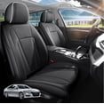 thumbnail image 1 of Car Seat Covers Full Set Custom Fit for Honda Accord 2000-2026 - Premium Faux Leather Auto Protectors with Waterproof, Breathable, Anti-Slip Car Seat Protectors (BlackWhite,Full Set), 1 of 8
