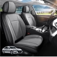 thumbnail image 1 of Car Seat Covers Full Set Custom Fit for Honda Accord 2000-2026 - Premium Faux Leather Auto Protectors with Waterproof, Breathable, Anti-Slip Car Seat Protectors (BlackGray,Full Set), 1 of 8