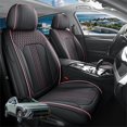 thumbnail image 1 of Car Seat Covers Full Set Custom Fit for Hyundai Kona 2018-2026 - Premium Faux Leather Auto Protectors with Waterproof, Breathable, Anti-Slip Car Seat Protectors (Black&Pink,Full Set), 1 of 7