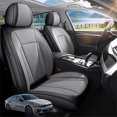 thumbnail image 1 of Car Seat Covers Full Set Custom Fit for Kia K5 2021-2026 - Premium Faux Leather Auto Protectors with Waterproof, Breathable, Anti-Slip Car Seat Protectors (BlackGray,Full Set), 1 of 8