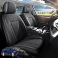 thumbnail image 1 of Car Seat Covers Full Set Custom Fit for Toyota Avalon 2001-2022 - Premium Faux Leather Auto Protectors with Waterproof, Breathable, Anti-Slip Car Seat Protectors (BlackWhite,Full Set), 1 of 8