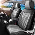 thumbnail image 1 of Car Seat Covers Full Set Fit for Hyundai IONIQ 2022-2026, Premium Faux Leather Seat Protectors, Breathable, Waterproof & Anti-Slip Full Wrapping Edge Seat Covers (Black&Gray, Full Set), 1 of 6