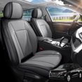thumbnail image 1 of Car Seat Covers Full Set Fit for Hyundai Tucson 2005-2026, Premium Faux Leather Seat Protectors, Breathable, Waterproof & Anti-Slip Full Wrapping Edge Seat Covers (Black&Gray, Full Set), 1 of 7
