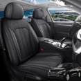 thumbnail image 1 of Car Seat Covers Full Set Fit for Hyundai Tucson 2005-2026, Premium Faux Leather Seat Protectors, Breathable, Waterproof & Anti-Slip Full Wrapping Edge Seat Covers (Black, Full Set), 1 of 7