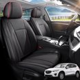 thumbnail image 1 of Car Seat Covers Full Set Fit for Mazda CX-5 2011-2026, Premium Faux Leather Seat Protectors, Breathable, Waterproof & Anti-Slip Full Wrapping Edge Seat Covers (Black&Red, Full Set), 1 of 7