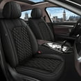 thumbnail image 1 of Car Seat Covers Full Set Fit for Chevy Trailblazer 2021-2024 Waterproof Faux Leather Car Seat Cushions Automotive 5 Seat Covers Set（Black）, 1 of 6