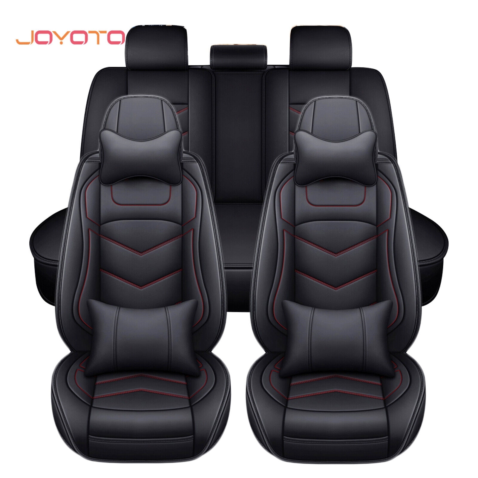 Car Seat Covers for Kia Optima 5 Seats Breathable PU Leather Auto Cushion Protector with Pillows Full Set for Sportage Spectra Soul Sorento
