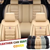 Universal Automotive Leather Car Seat Covers, Armrest, Full Set for 5 ...