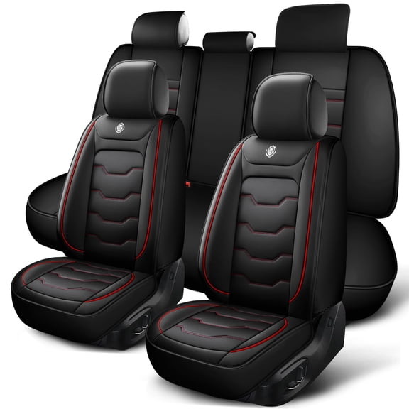 Car Seat Covers for Lexus IS250 2006-2015 Perfect Fit for Car Seats, Waterproof Faux Leather, Protecting Car Interiors, 5-Seat Full Set, Easy Installation